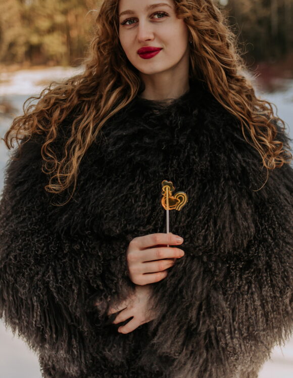 Women's fur jacket